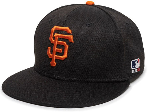 San Francisco Giants MLB OC Sports Flat Brim Black Hat Cap Adult Adjustable