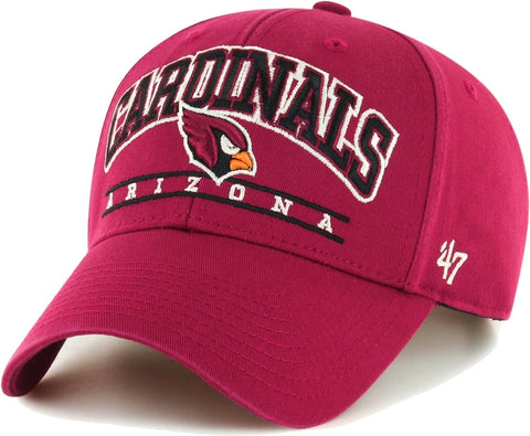 Arizona Cardinals NFL '47 MVP Fletcher Text Red Hat Cap Adult Men's Adjustable