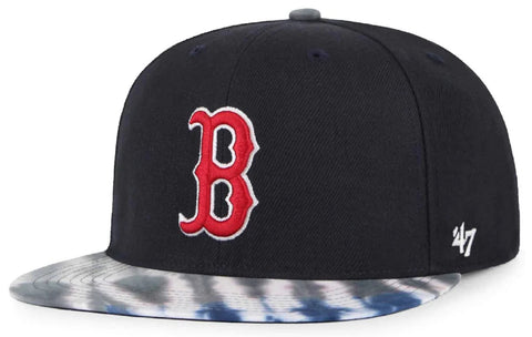 Boston Red Sox MLB '47 Blue Truckin Captain Tie-Dye Hat Cap Adult Men's Snapback