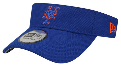 New York Mets MLB New Era Blue Performance Batting Practice Golf Sun Visor Hat Cap Adult Adjustable