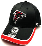 Atlanta Falcons NFL '47 MVP Grind Structured Black Hat Cap Adult Men's Adjustable