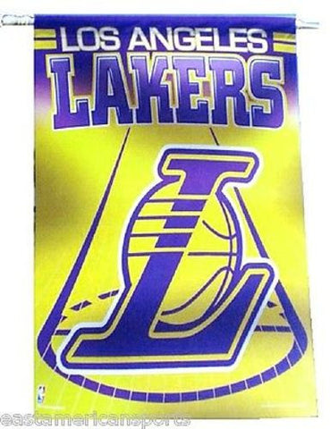 Los Angeles Lakers NBA 27 x 37 Vertical Hanging Wall Flag Fan Banner Fan Bar