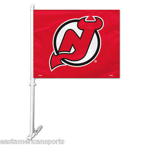 New Jersey Devils NHL Car Flag Window Pole Banner Auto Truck Hockey Fan Tailgate