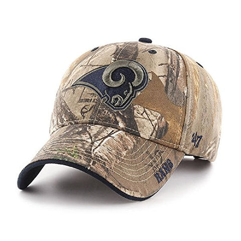 Los Angeles Rams NFL 47 Brand Realtree Frost Camo Hat Cap Adult Men's Adjustable