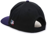 Colorado Rockies MLB OC Sports Two Tone Black Hat Cap Adult Men's Adjustable