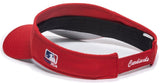 St. Louis Cardinals MLB OC Sports Red Mesh Golf Sun Visor Golf Hat Cap Adult Men's Adjustable