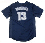 New York Yankees MLB Alex Rodruigez # 13 Stitched Youth Jersey Blue Medium M (8)