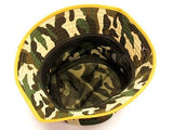 Pittsburgh Steelers Camo Bucket Golf Fishing Sun Hat Cap Embroidered Text Logo