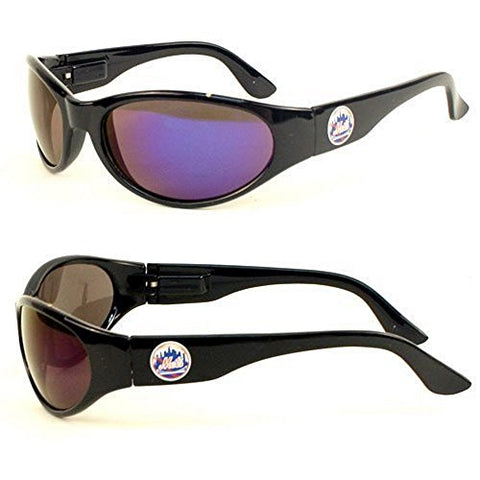 MLB Officially Licensed Team Color Full Frame Sun Revo Sunglasses (New York Mets)