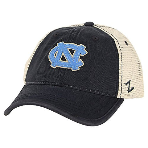 Zephyr's NCAA Slouch Style Mesh Back Adjustable Hat (North Carolina Tarheels)