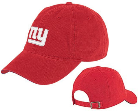 New York Giants NFL Reebok Red Slouch Relaxed Fit Dad Hat Cap Adult Adjustable