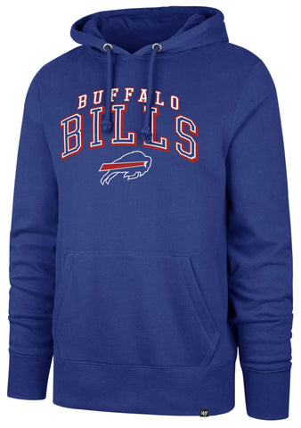 Buffalo Bills NFL '47 Blue Double Decker Hoodie Pullover Sweater Adult Men's Large L