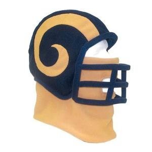 Los Angeles Rams NFL Ultimate Fan Fleece Helmet Beanie Hat Youth Medium