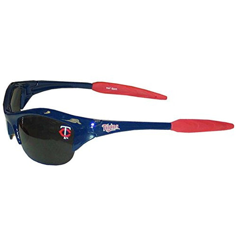 Minnesota Twins MLB Blue Rimless Blade Sunglasses UV Protection Adult Men's