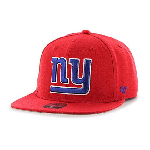 New York Giants 47 Brand Super Shot Red Strapback Hat