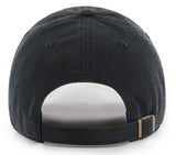 New York Yankees MLB Clean Up Black Gold Logo Clean Up Hat Cap Adult Men's Adjustable