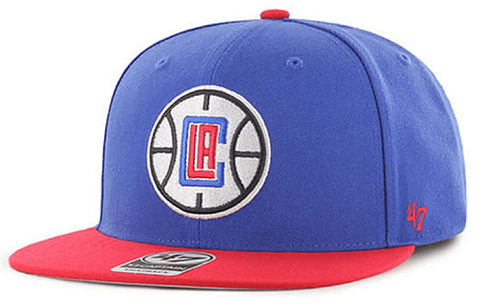 Los Angeles Clippers NBA '47 No Shot Captain Flat Two Tone Hat Cap Men's Snapback