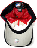 Outdoor Cap Red Black Blank MLB Baseball Jersey Hat ProFlex Stretch Fit L/XL