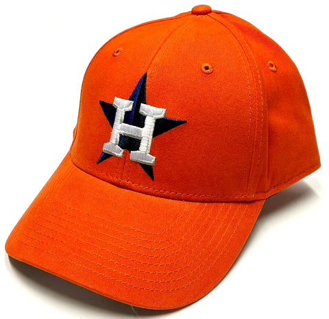 Houston Astros MLB Fan Favorite MVP Basic Orange Hat Cap Adult Men's Adjustable
