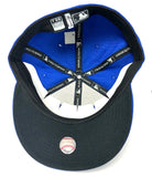 New York Mets MLB OC Sports Elite Round Logo Blue Hat Cap Men's Fitted 7 5/8