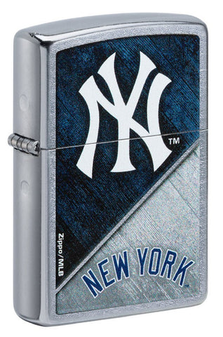 New York Yankees MLB Baseball Zippo Lighter Street Chrome 49742