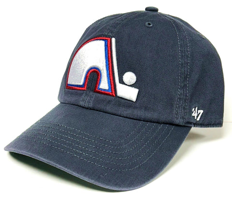 Quebec Nordiques NHL '47 Franchise Vintage Classic Navy Blue Hat Cap Men's Fitted