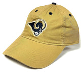 Los Angeles Rams NFL Vintage Reebok Khaki Gold Relaxed Fit Hat Cap Adjustable