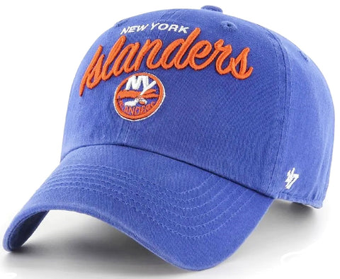 New York Islanders NHL '47 Phoebe Blue Clean Up Relaxed Hat Cap Adult Women's Adjustable