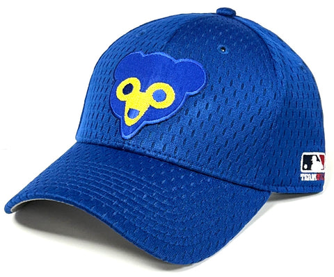 Chicago Cubs MLB OC Sports 1962 Logo Vintage Blue Hat Cap Flex Stretch Fit M/L