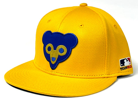 Chicago Cubs MLB OC Sports 1962 Vintage Q3 Yellow Hat Cap Adult Men's Adjustable