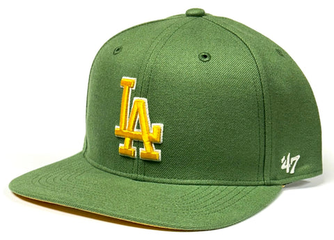 Los Angeles Dodgers MLB '47 Captain Sure Shot 1980 All-Star Game Fatigue Green Hat Cap Men's Snapback