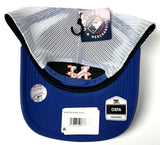 New York Mets MLB MVP Blue White Mesh Trucker Hat Cap Men's Adjustable Snapback