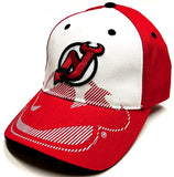 New Jersey Devils NHL Fan Favorite White Front Bill Logo Hat Cap Mens Adjustable