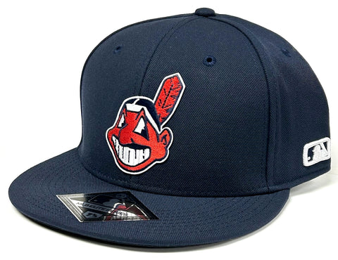 Cleveland Indians MLB OC Sports Elite Chief Wahoo Hat Cap Men's Fitted 7 5/8