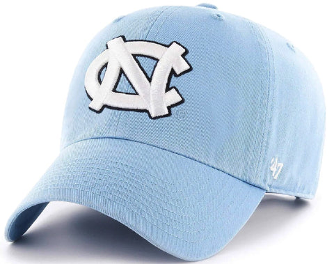 North Carolina Tar Heels UNC NCAA '47 Blue Clean Up Dad Hat Cap Adult Adjustable