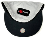 New York Yankees MLB OC Sports Elite Round Logo Gray Hat Cap Men's Fitted 7 3/8