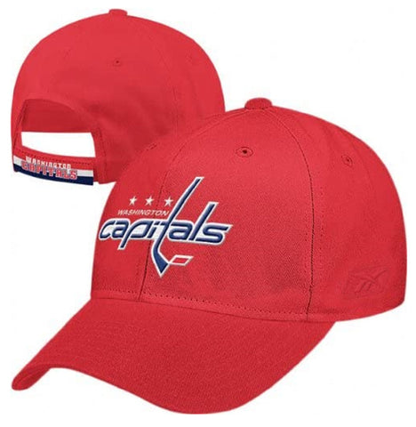 Washington Capitals NHL Reebok Basic Red Wool Hat Cap Adult Men's Adjustable