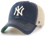 New York Yankees MLB '47 Trawler Clean Up Trucker Hat Cap Adult Men's Adjustable