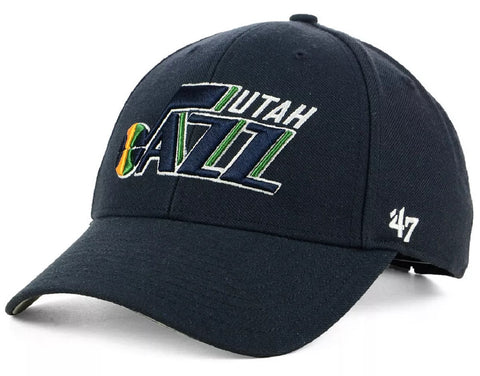 Utah Jazz NBA '47 MVP Navy Blue Vintage Logo Hat Cap Adult Men's Adjustable