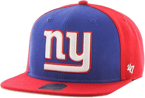 New York Giants NFL '47 Super Move Captain Flat Brim Hat Cap Men's Strapback