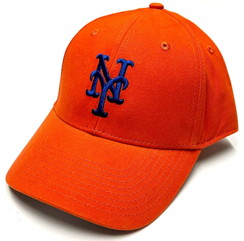New York Mets MLB Fan Favorite MVP Basic Orange Hat Cap Adult Men's Adjustable