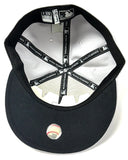 New York Yankees MLB OC Sports Elite Round Logo Gray Hat Cap Men's Fitted 7 3/8