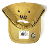 Los Angeles Rams NFL Vintage Reebok Khaki Gold Relaxed Fit Hat Cap Adjustable