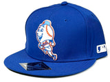 New York Mets MLB OC Sports Elite Mr. Met Blue Vintage Hat Cap Mens Fitted 7 5/8