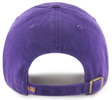 Louisiana State Tigers LSU NCAA '47 Clean Up Purple Dad Hat Cap Adult Adjustable