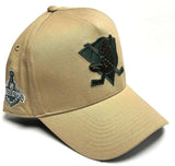 Anaheim Mighty Ducks NHL '47 MVP Khaki Beige Vintage Logo Hat Cap Men's Adjustable