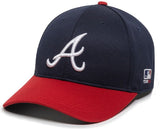 Atlanta Braves MLB OC Sports Two Tone Performance Hat Cap Adult Men's Adjustable