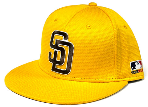 San Diego Padres MLB OC Sports Q3 Yellow Gold Hat Cap Adult Men's Adjustable