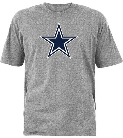 Dallas Cowboys NFL Authentic Premier Gray Tee Shirt Star Adult Men's XXL 2XL