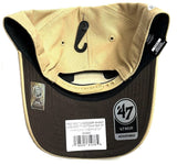 Anaheim Mighty Ducks NHL '47 MVP Khaki Beige Vintage Logo Hat Cap Men's Adjustable